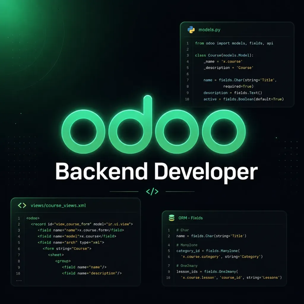Curso Odoo Backend Developer: Programación con Python